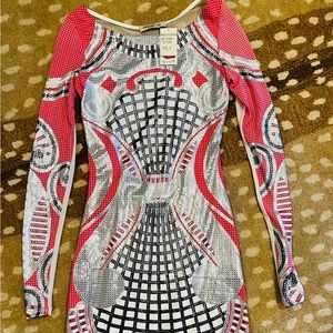 New with tags! Bright & Beautiful Body con dress!